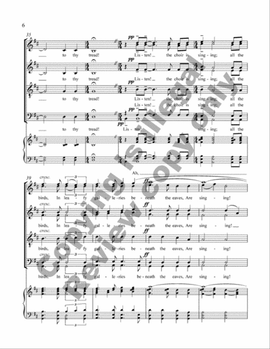 My Cathedral Divisi scores gallery preview page 12