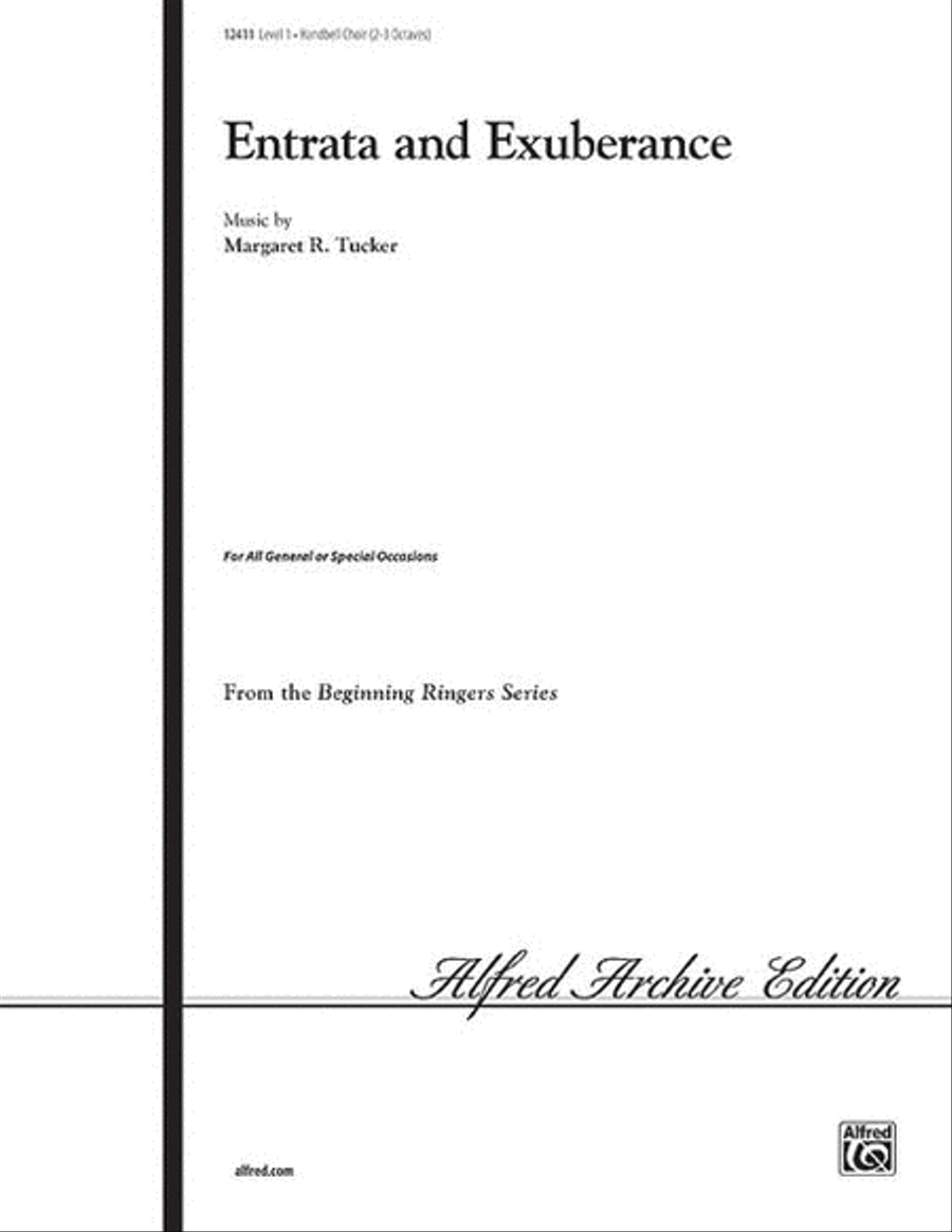 Entrata and Exuberance Entrata and Exuberance Handbell Choir scores gallery preview page 1