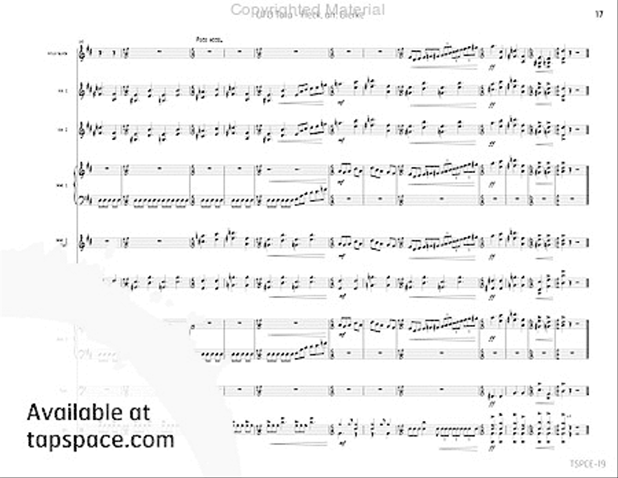 UFO Tofu UFO Tofu Percussion Ensemble scores gallery preview page 22