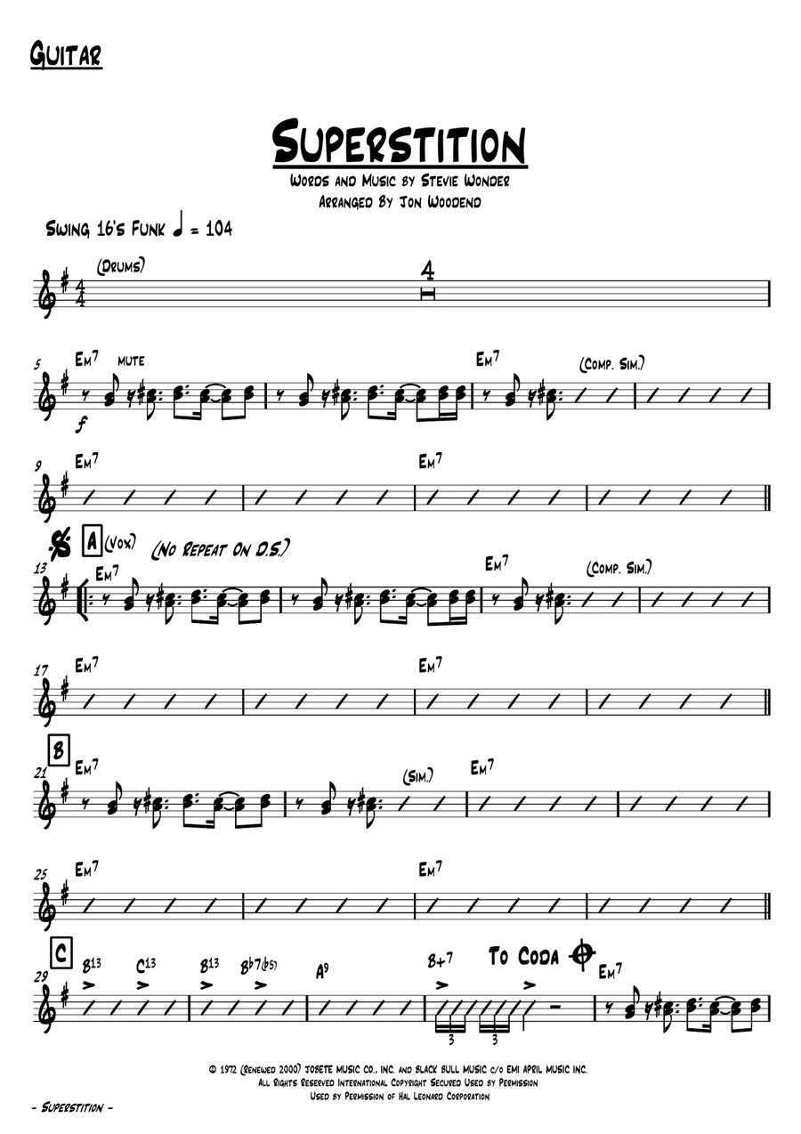 Superstition Jazz Ensemble scores gallery preview page 4