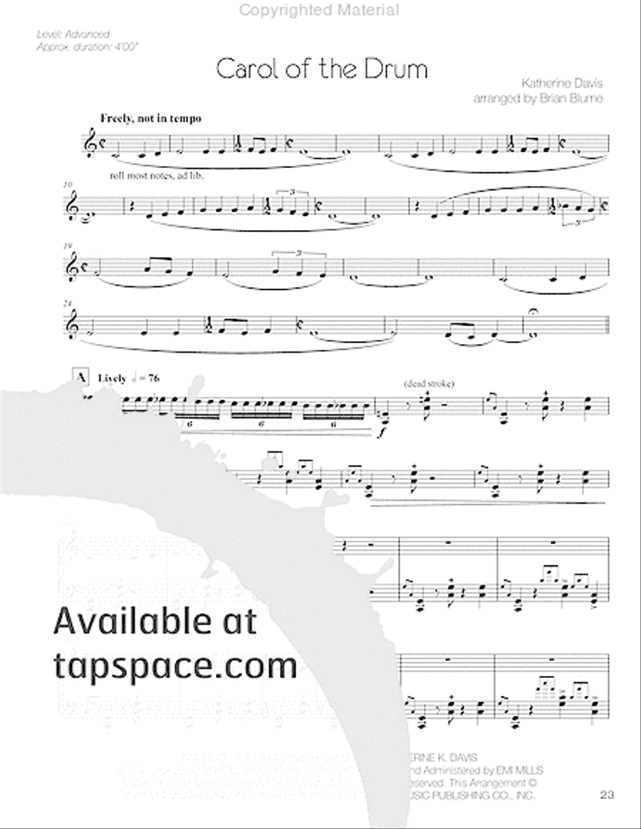 Winterludes Marimba scores gallery preview page 26