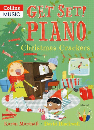 Book cover for Get Set! Piano Christmas Crackers