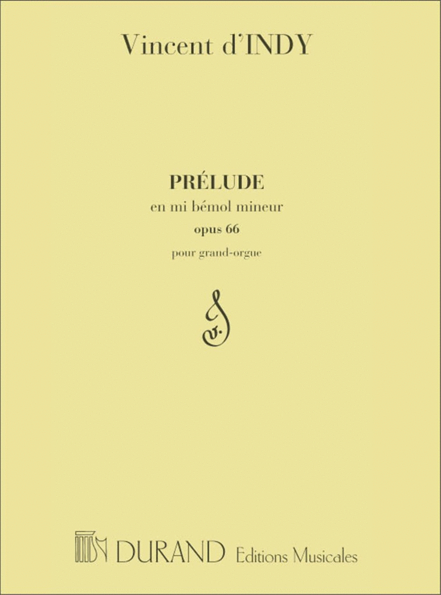 Prelude en mi bemol mineur Op. 66