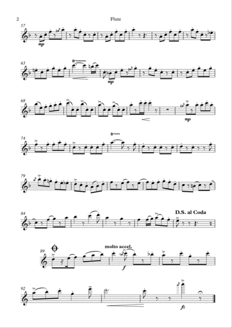 The Teddy Bears' Picnic (Wind Quintet) - Set of Parts [x5] Woodwind Quintet scores gallery preview page 2