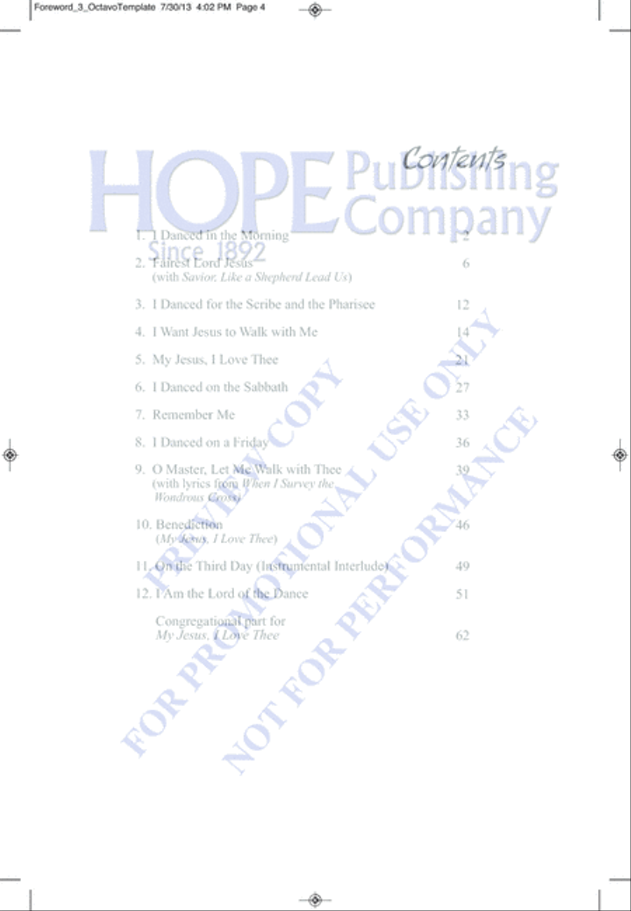 I Am the Lord of the Dance 4-Part scores gallery preview page 5