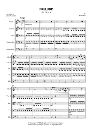 Book cover for Prelude in E Minor Op. 28, No. 4