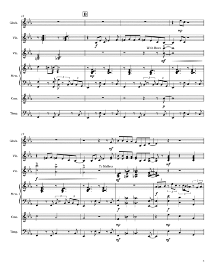 Santa Baby Chamber Music scores gallery preview page 3