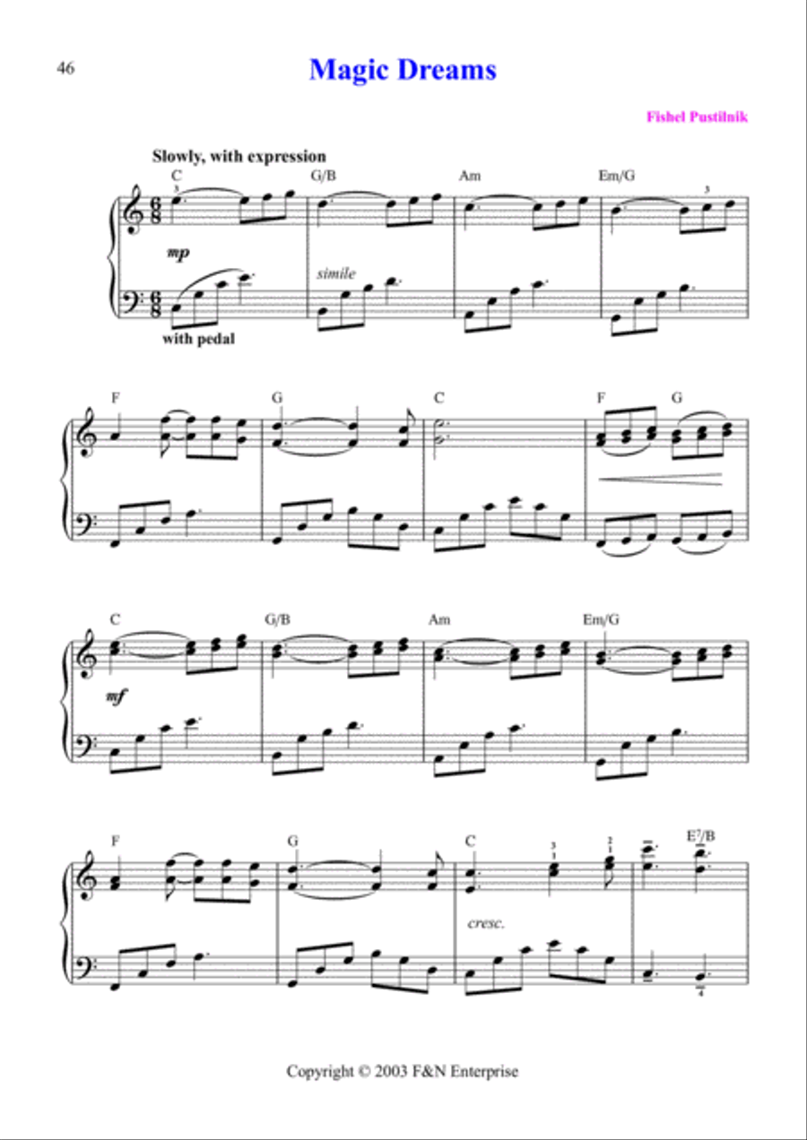 Magic Dreams Piano Method scores gallery preview page 2