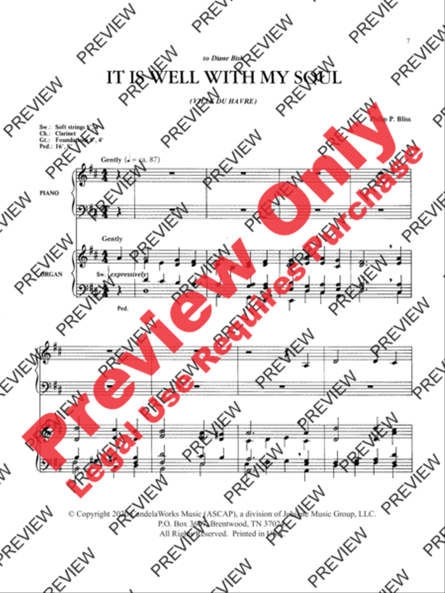 Peaceful Meditations Peaceful Meditations Organ scores gallery preview page 5