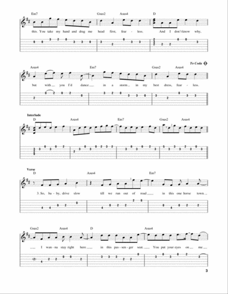 Fearless Acoustic Guitar scores gallery preview page 3