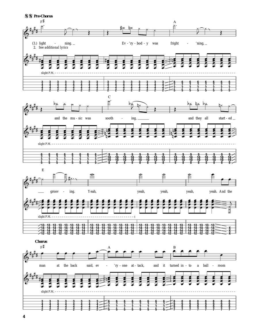 Ballroom Blitz Ballroom Blitz Acoustic Guitar scores gallery preview page 4