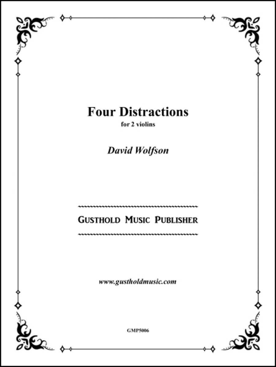 Four Distractions Four Distractions String Duet scores gallery preview page 1