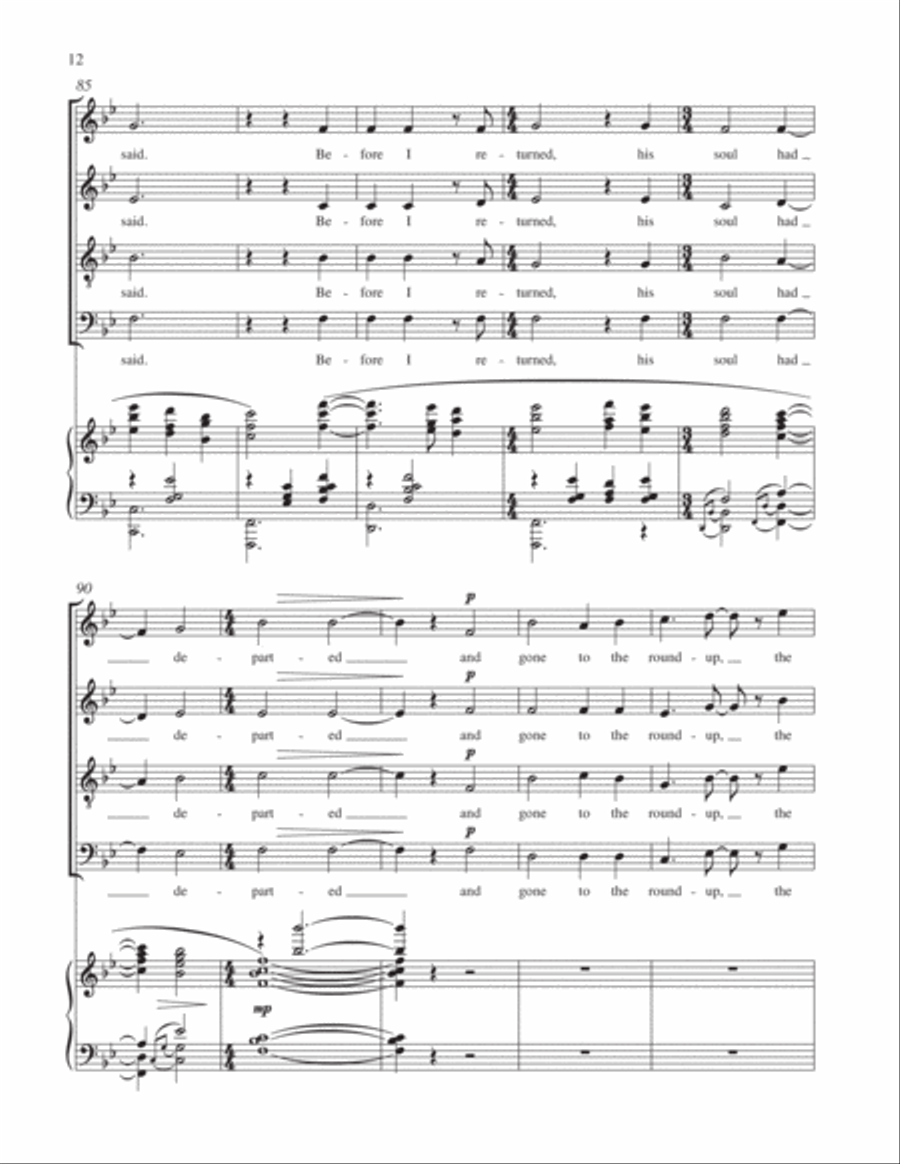 Streets of Laredo 4-Part scores gallery preview page 24