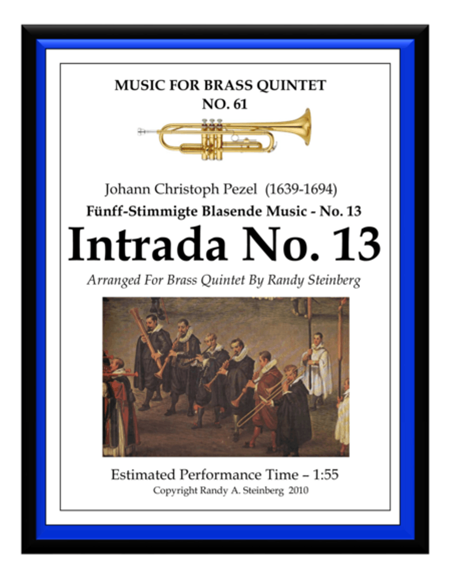 Intrada No. 13 Brass Ensemble scores gallery preview page 1
