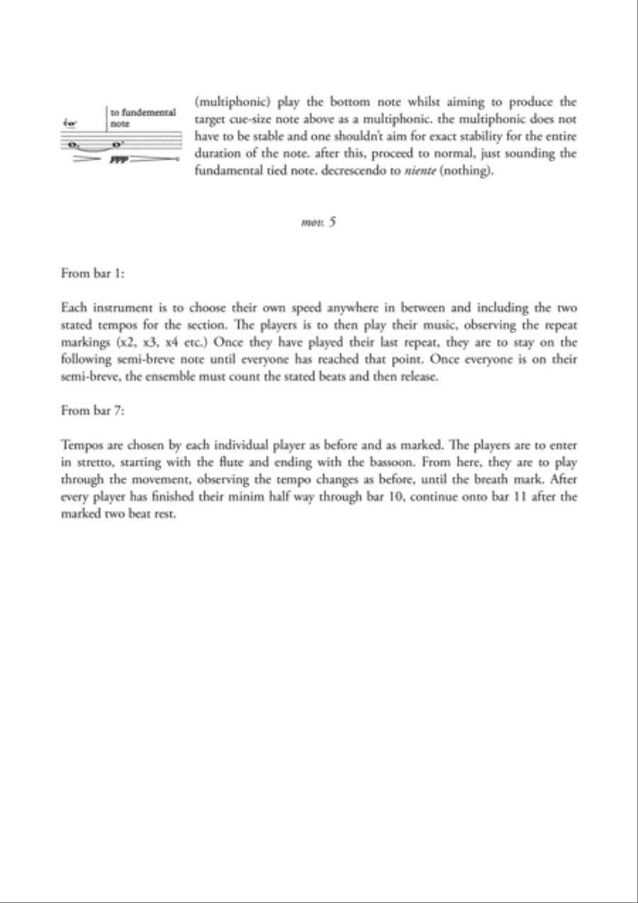 Fons et origo Woodwind Quintet scores gallery preview page 3