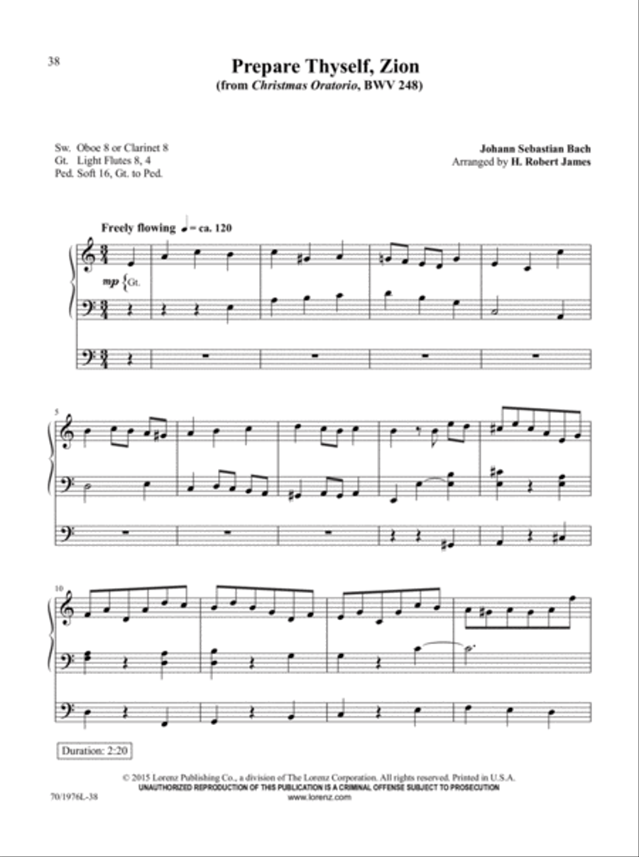 The Organist's Library, Vol. 60 Organ Solo scores gallery preview page 15