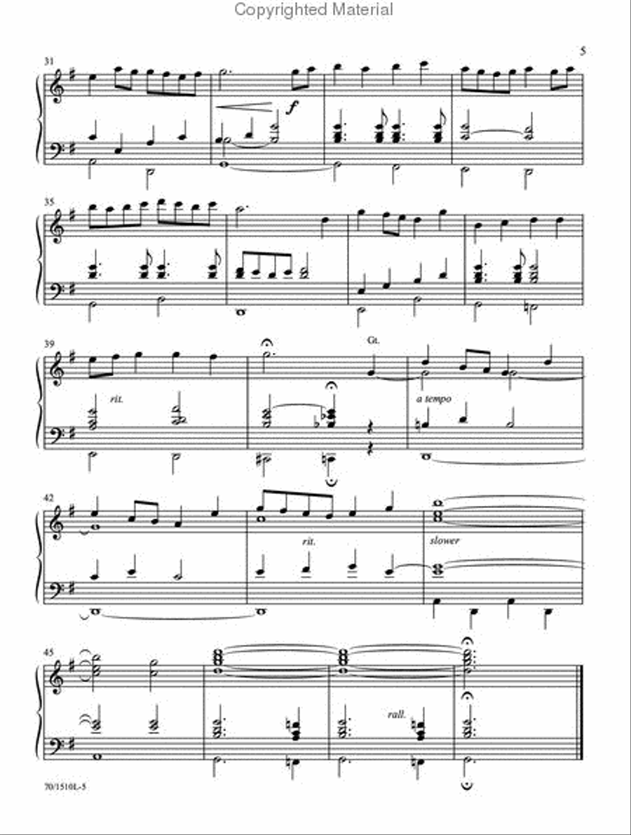 Images of the Cross Organ Solo scores gallery preview page 4