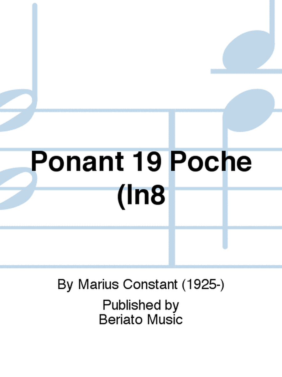 Ponant 19 Poche (In8