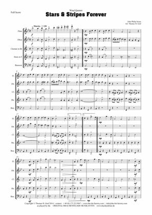 Stars and Stripes forever - Sousa - Wind Quintet