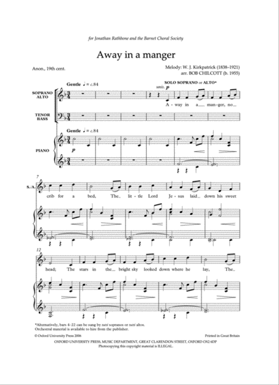 Bob Chilcott Carols 2 4-Part scores gallery preview page 2