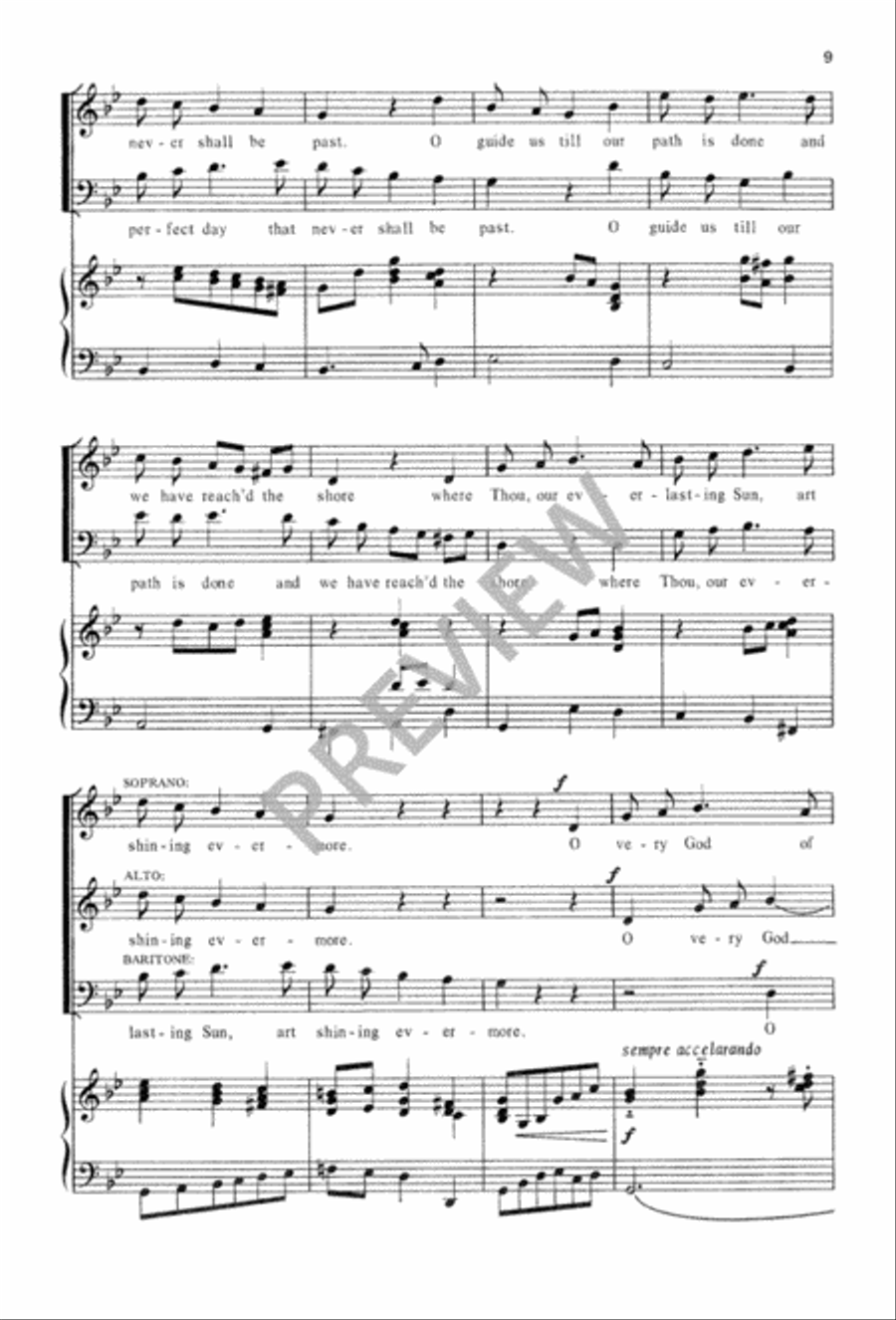 Three Canonic Anthems for Advent 3-Part scores gallery preview page 10