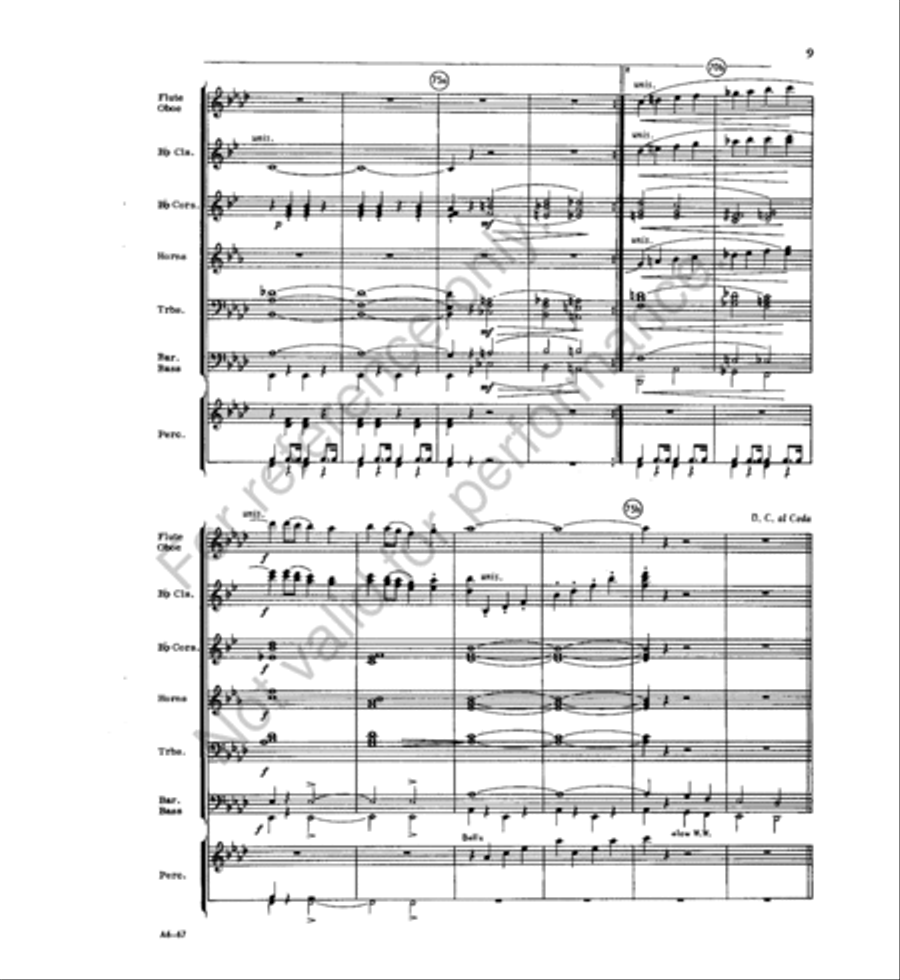 Three Christmas Miniatures Concert Band scores gallery preview page 8