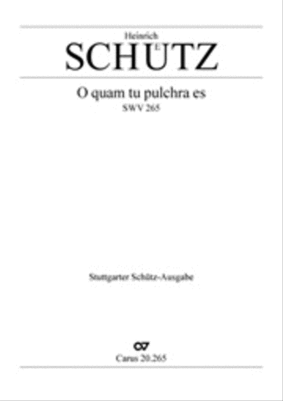 O quam tu pulchra es; Veni de Libano Score scores gallery preview page 1