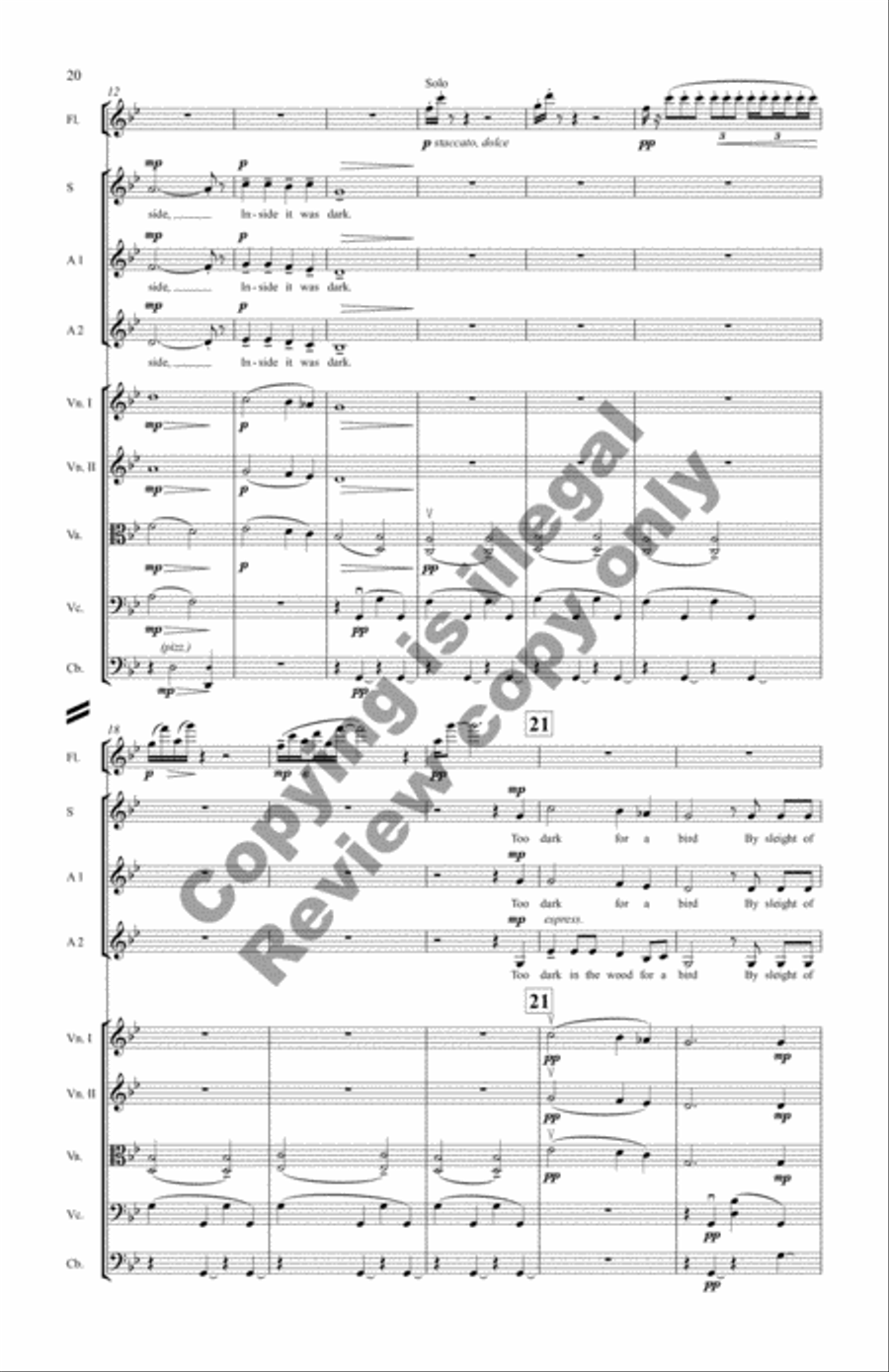 Frostiana (Score) Choir scores gallery preview page 11