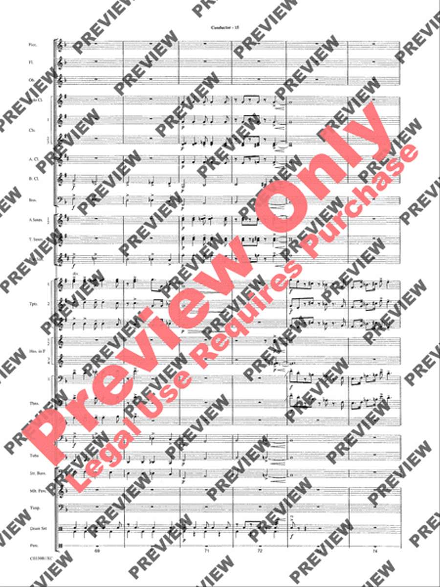 In the Miller Mood Concert Band scores gallery preview page 18
