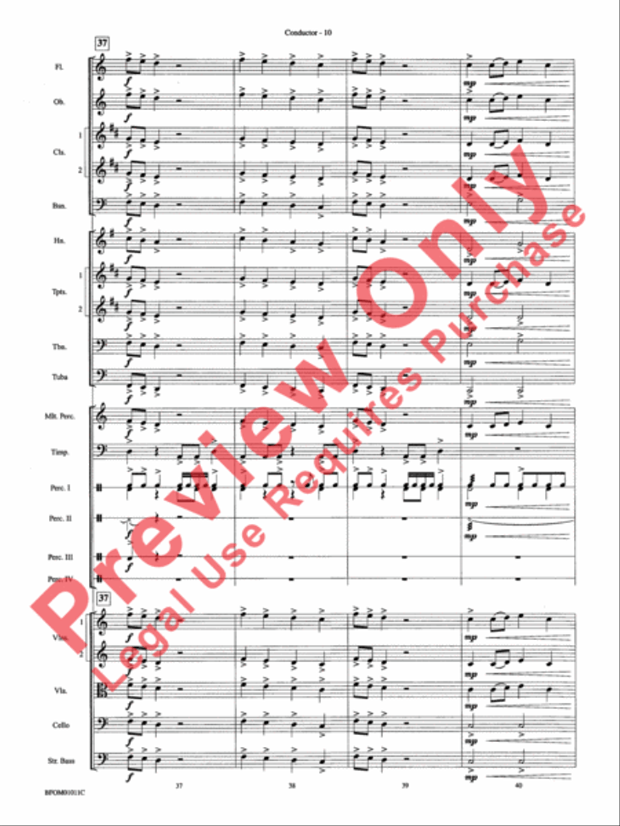 Dark Adventure Full Orchestra scores gallery preview page 13
