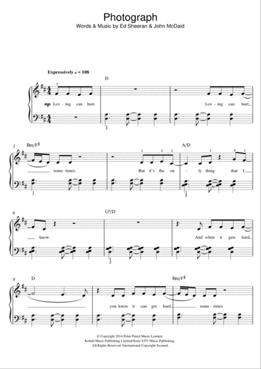 Photograph Piano scores gallery preview page 1