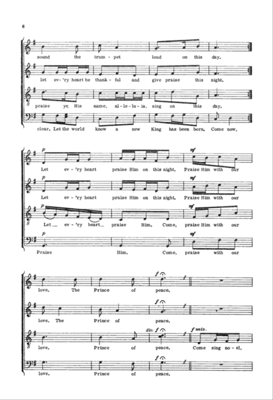 A Christmas Trilogy A Christmas Trilogy 4-Part scores gallery preview page 4