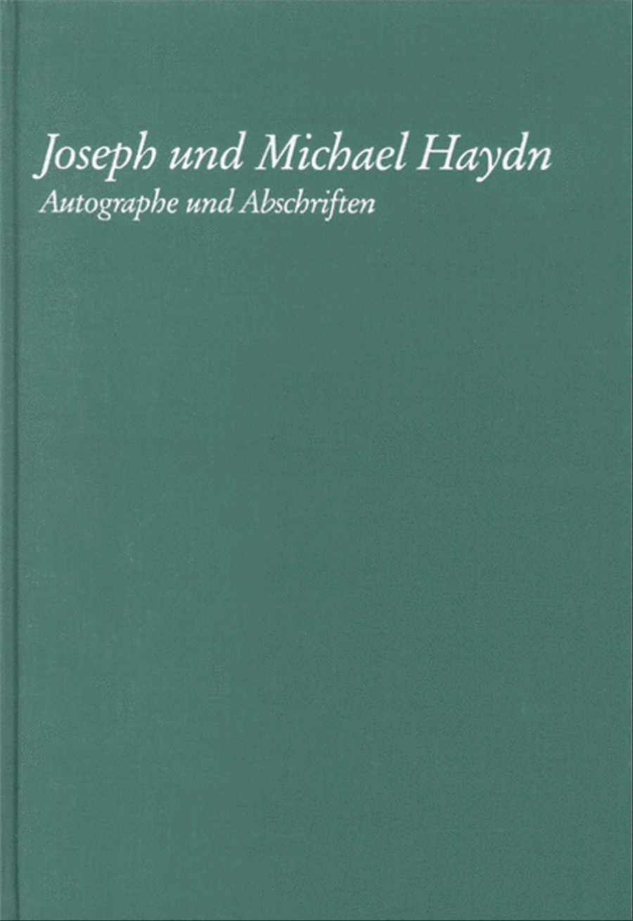 Joseph Und Michael Haydn – Autographe Und Abschriften School and Community scores gallery preview page 1