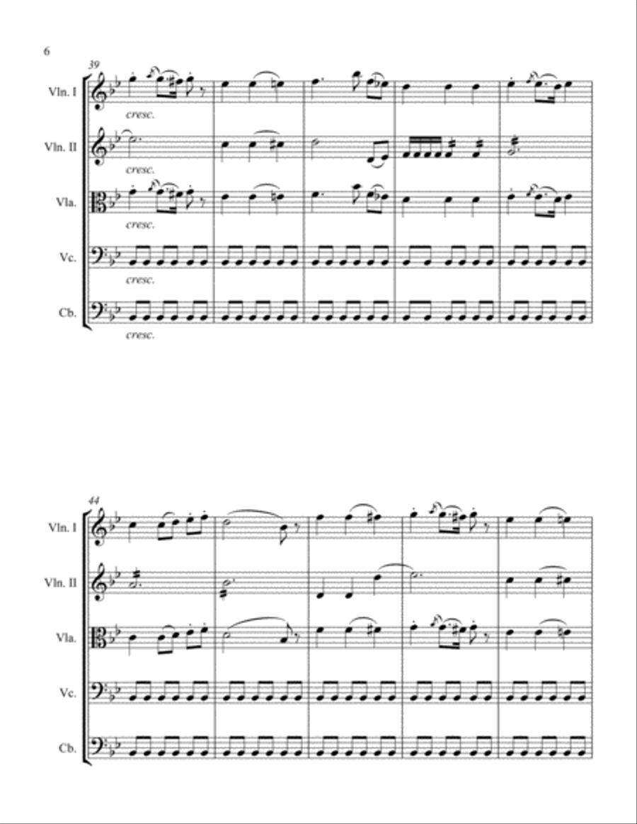 Minuetto Minuetto String Orchestra scores gallery preview page 6