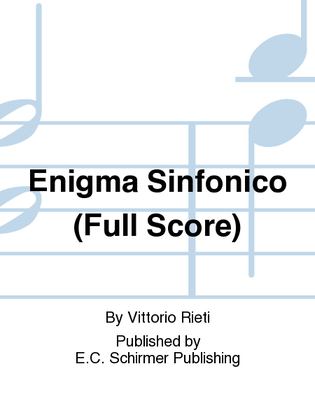 Enigma Sinfonico (Additional Full Score)