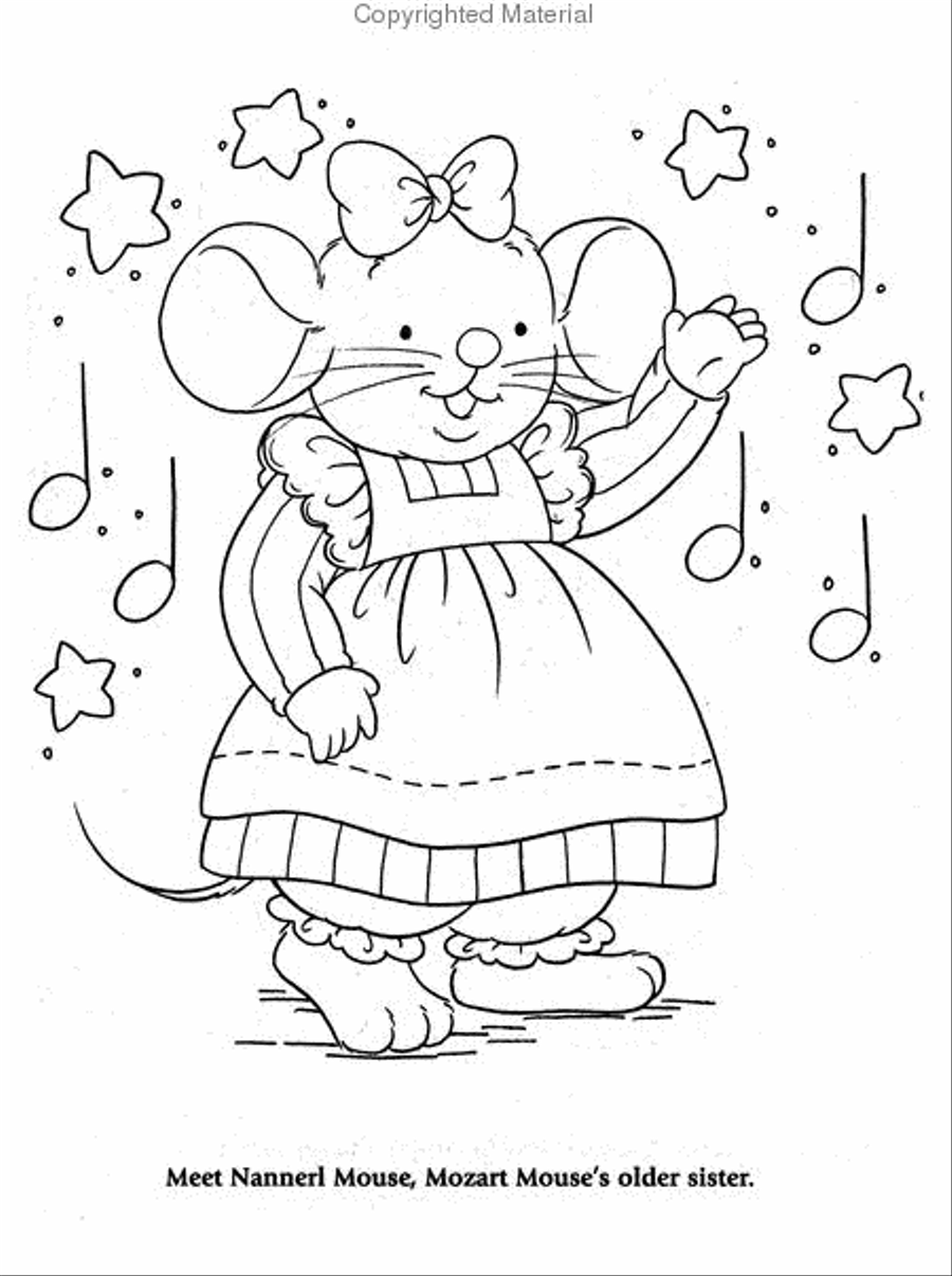 Music for Little Mozarts Coloring Book, Book 3 Piano Method scores gallery preview page 3