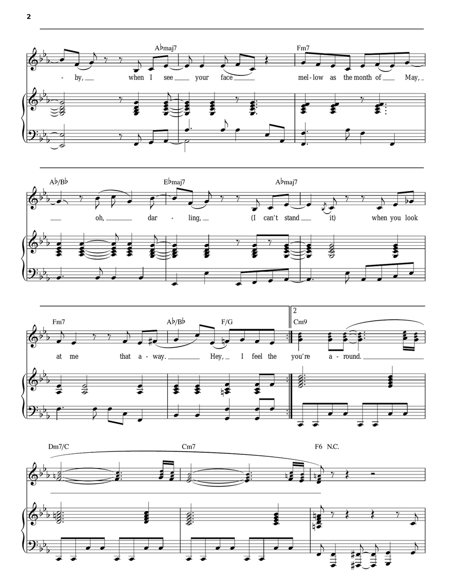 I Feel The Earth Move Piano, Vocal scores gallery preview page 2
