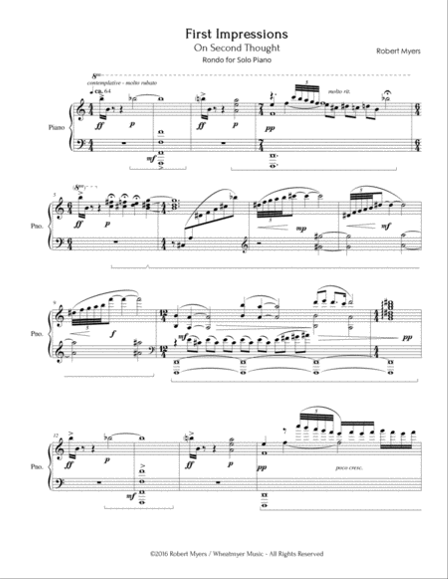 First Impressions: On Second Thought Piano Method scores gallery preview page 3