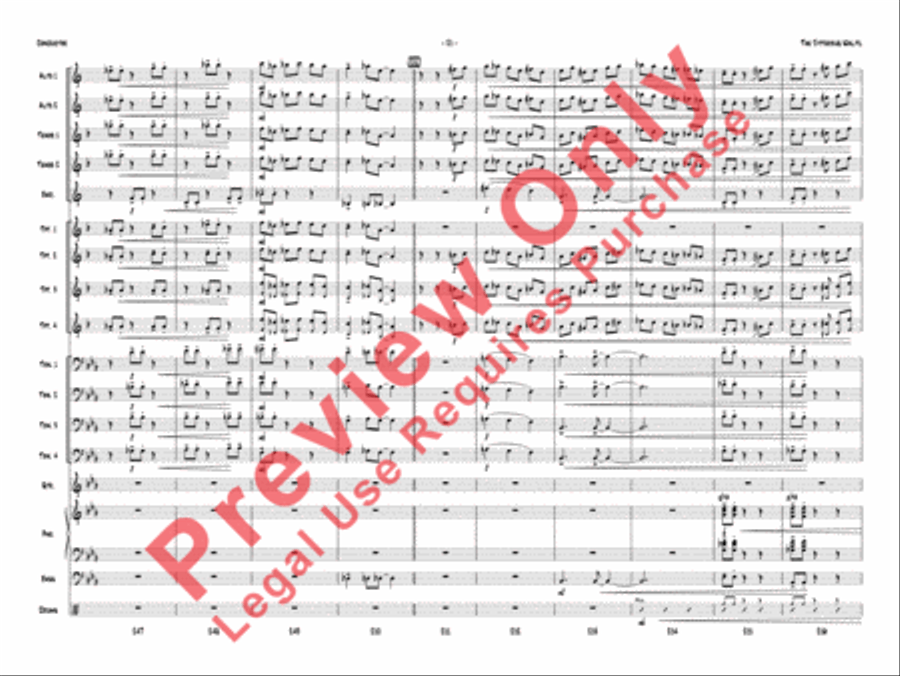The Jitterbug Waltz Jazz Ensemble scores gallery preview page 28
