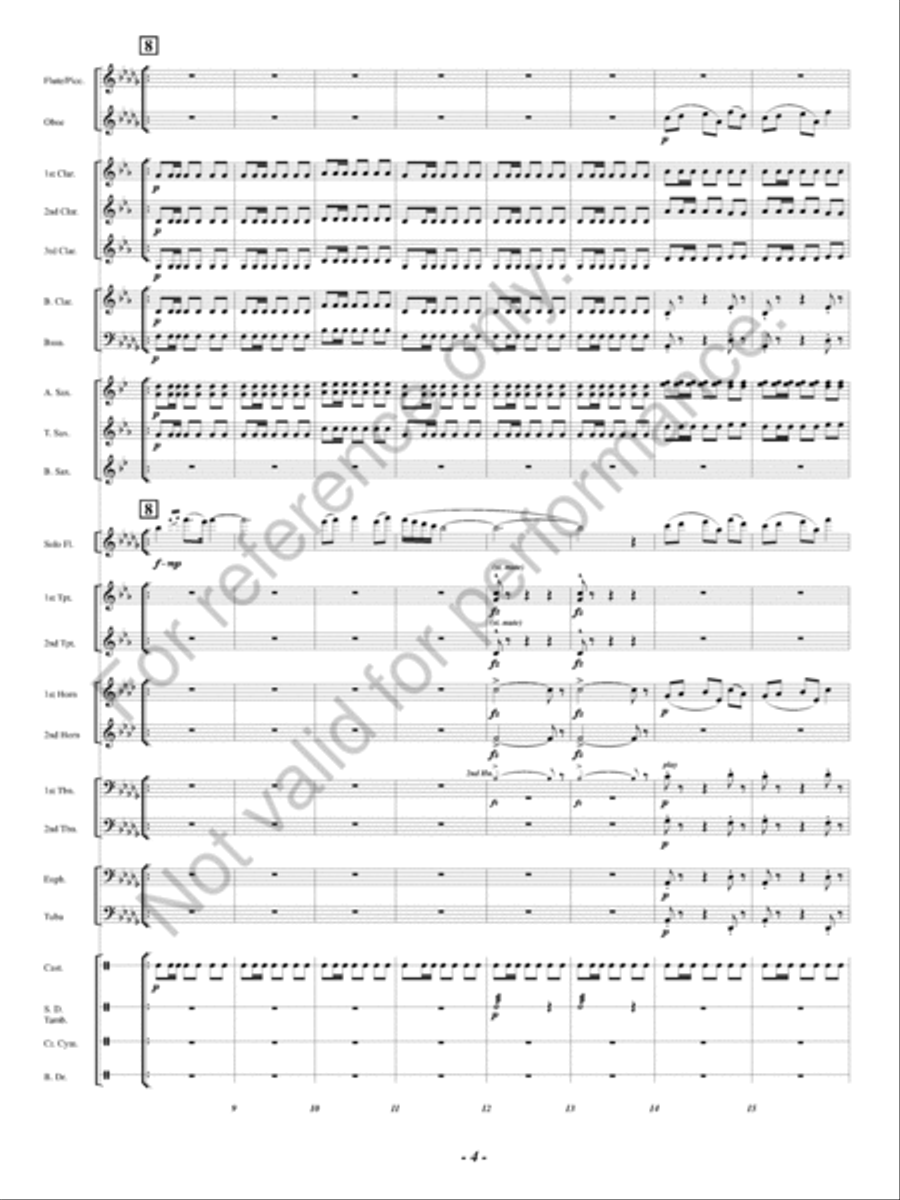 Open Thy Heart Concert Band scores gallery preview page 5