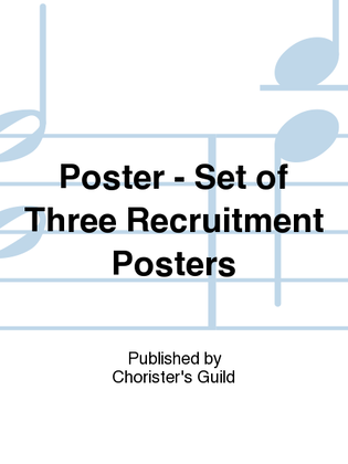 Poster - Set of Three Recruitment Posters