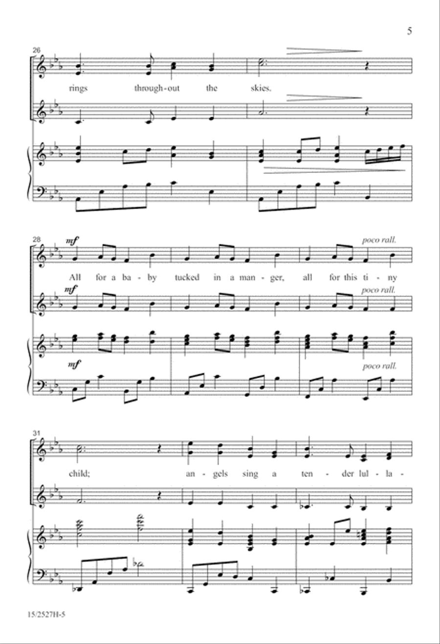 All for a Baby All for a Baby SSA scores gallery preview page 6