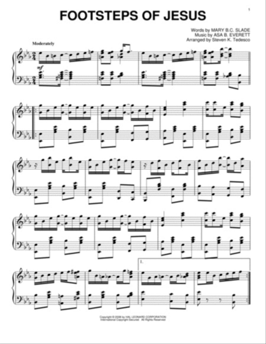 Ragtime Gospel Hymns Piano Solo scores gallery preview page 3