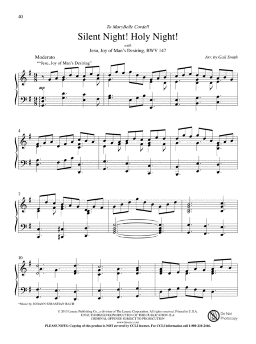Christmas Carols and Classics Piano Solo scores gallery preview page 24