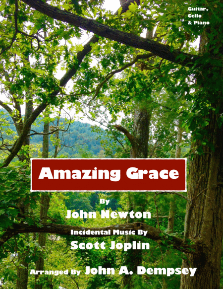 Amazing Grace / The Entertainer (Trio for Guitar, Cello and Piano) image number null