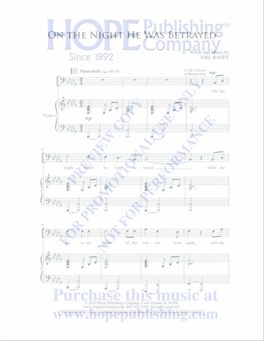 The Seven Last Days 4-Part scores gallery preview page 36