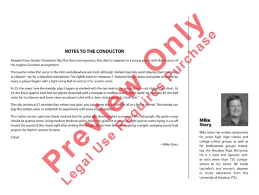 High Maintenance Jazz Ensemble scores gallery preview page 3