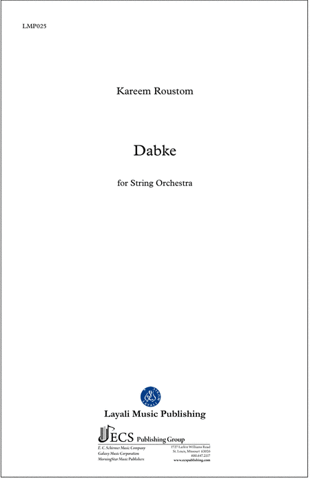 Dabke (String Orchestra Score)