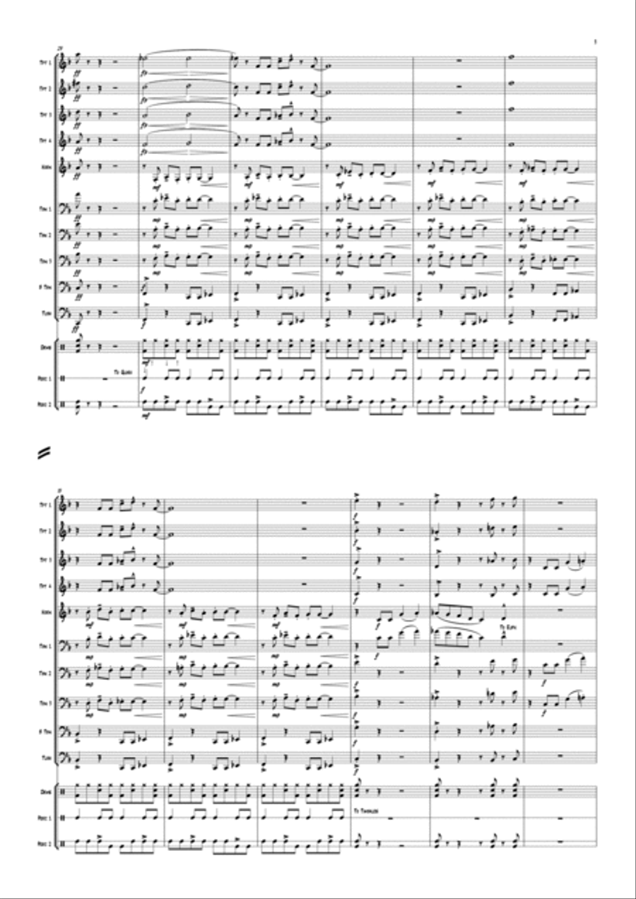 Watermelon Man Horn scores gallery preview page 5