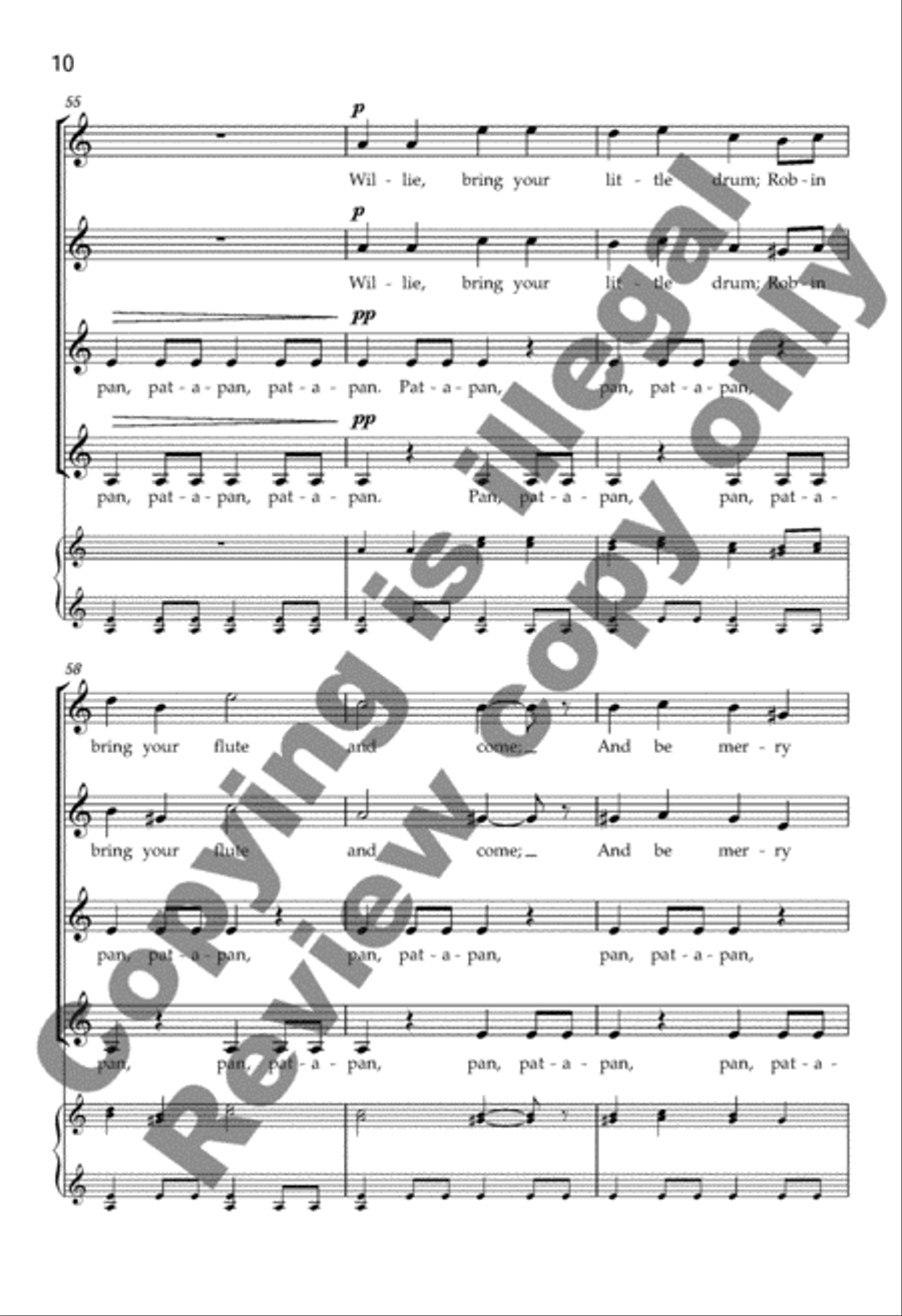 Pat-a-pan SSAA scores gallery preview page 11
